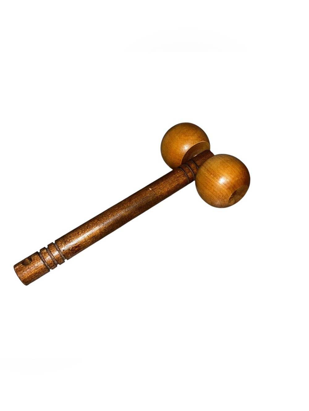 Vintage solid wood back massager roller